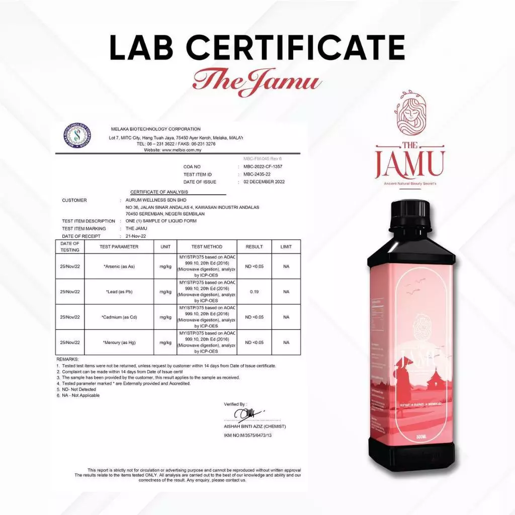 Lab Certificate